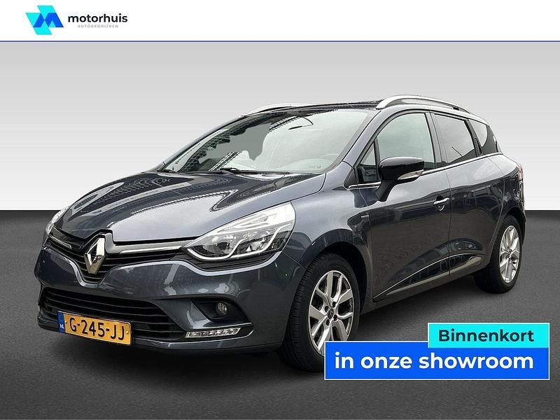Grijs Gebruikt 2019 Renault Clio GrandTour LIMITED Stationwagen | € 9.995 (Eerlijke prijs) - Afbeelding 1/4