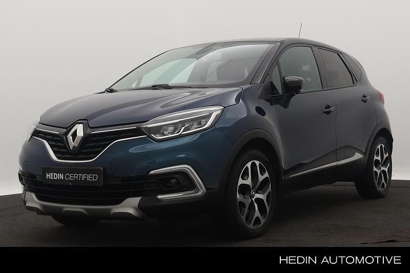 Twotone bleu ocean / noir eto Gebruikt 2019 Renault Captur Intens SUV | € 15.950 (Eerlijke prijs) - Afbeelding 1/3