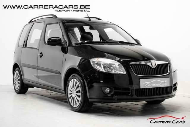 Zwart Gebruikt 2008 Skoda Roomster Ambiente MPV | € 3.490 - Afbeelding 1/4
