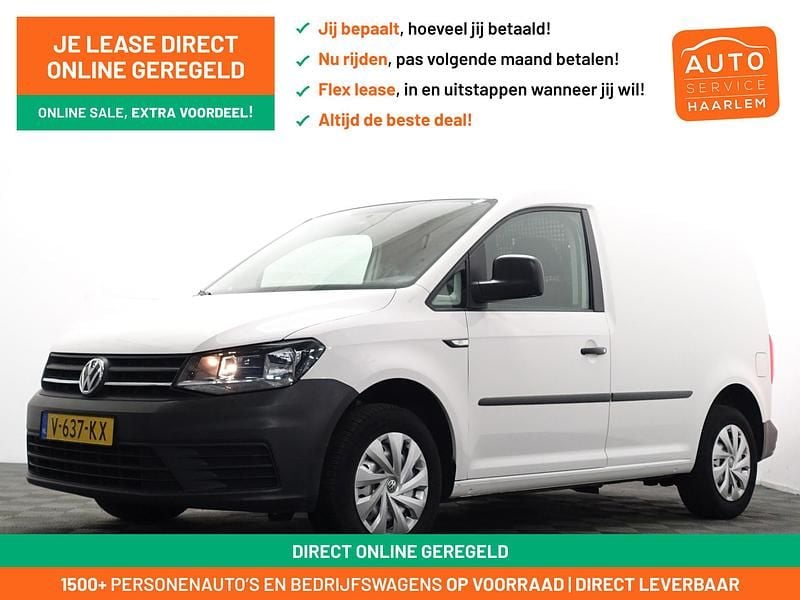 Wit metallic Gebruikt 2018 VW Caddy Comfortline MPV | € 9.900 (Super prijs) - Afbeelding 1/4
