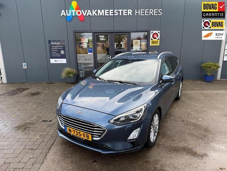 Blauw Gebruikt 2019 Ford Focus Vignale Stationwagen | € 15.950 (Super prijs) - Afbeelding 1/4