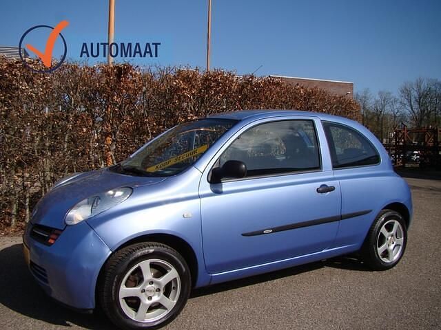 Blauw Gebruikt 2003 Nissan Micra Acenta Hatchback | € 2.999 (Eerlijke prijs) - Afbeelding 1/4