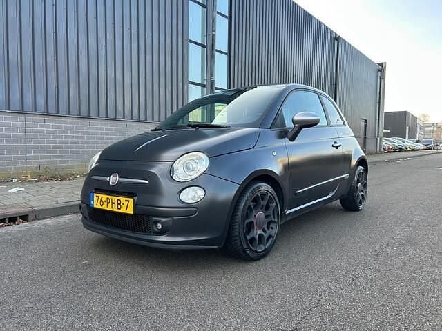 Zwart (metallic) Occasion 2011 Fiat 500 Hatchback | € 2.250 (Super prijs) - Afbeelding 1/4