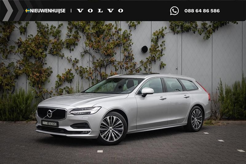 Grijs Gebruikt 2020 Volvo V90 Momentum Stationwagen | € 28.394 (Eerlijke prijs) - Afbeelding 1/4