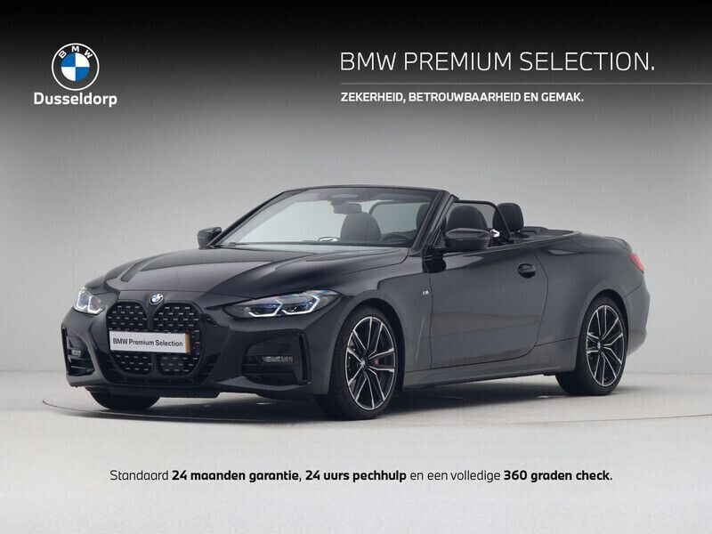 Zwart Gebruikt 2024 BMW 430 Cabriolet Executive Cabriolet | € 71.950 (Duur) - Afbeelding 1/4
