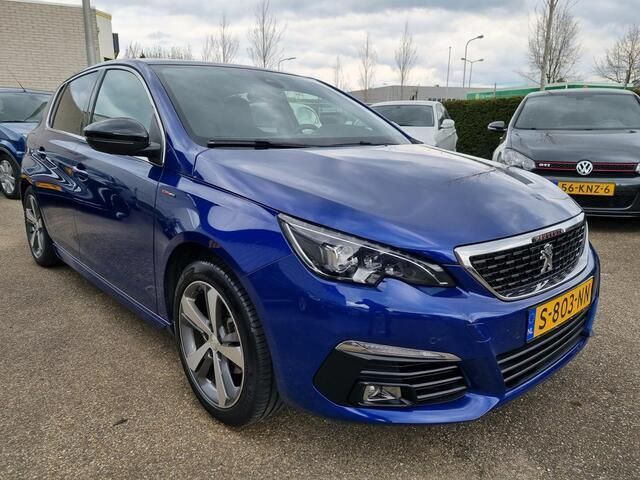 Blauw Gebruikt 2017 Peugeot 308 GT-line Hatchback | € 16.749 - Afbeelding 1/4