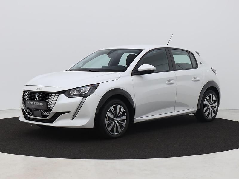Wit Gebruikt 2021 Peugeot e-208 Active Hatchback | € 13.900 (Super prijs) - Afbeelding 1/4
