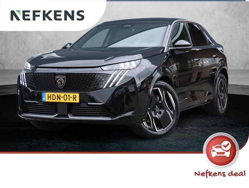Zwart Occasion 2025 Peugeot e-3008 Avantage SUV | € 40.400 (Eerlijke prijs) - Afbeelding 1/4