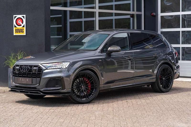 Grijs Gebruikt 2021 Audi Q7 Design SUV | € 66.450 (Duur) - Afbeelding 1/4