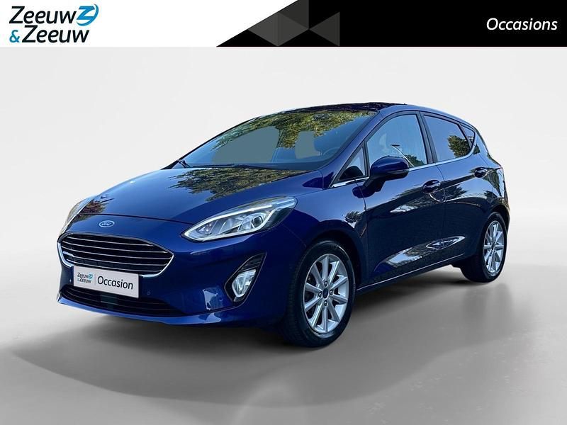Blauw Gebruikt 2017 Ford Fiesta Titanium Hatchback | € 10.745 (Eerlijke prijs) - Afbeelding 1/4