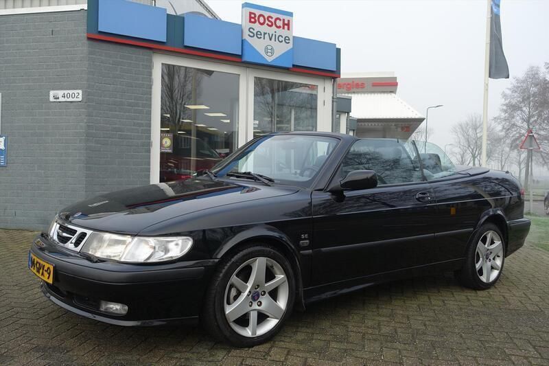 Zwart Gebruikt 2002 Saab 9-3 Cabriolet Cabriolet | € 6.450 (Eerlijke prijs) - Afbeelding 1/4