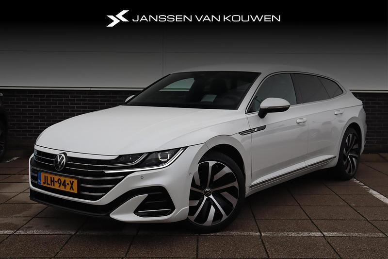 Wit Gebruikt 2022 VW Arteon Business+ Stationwagen | € 32.685 (Eerlijke prijs) - Afbeelding 1/4