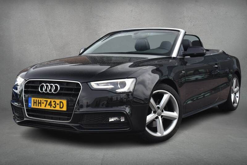 Zwart Gebruikt 2015 Audi A5 Cabriolet S-Line Cabriolet | € 20.450 (Eerlijke prijs) - Afbeelding 1/4