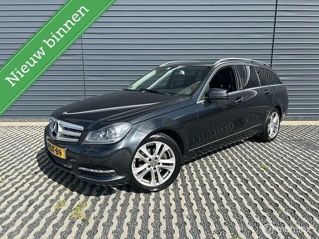 Zwart Gebruikt 2013 Mercedes C180 Avantgarde Stationwagen | € 5.995 (Super prijs) - Afbeelding 1/4