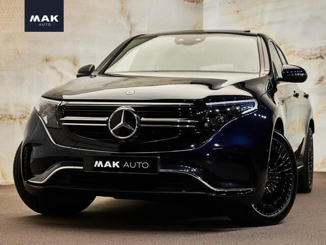 Blauw, metallic lak Gebruikt 2022 Mercedes EQC400 AMG line SUV | € 46.900 (Eerlijke prijs) - Afbeelding 1/4