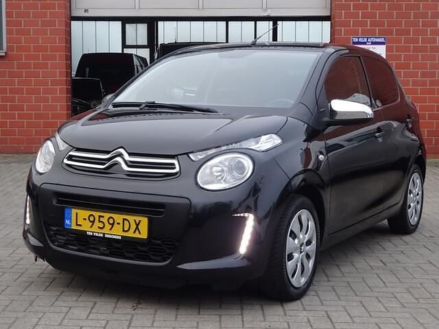 Zwart (metallic) Occasion 2022 Citroën C1 Feel Hatchback | € 8.995 (Eerlijke prijs) - Afbeelding 1/4
