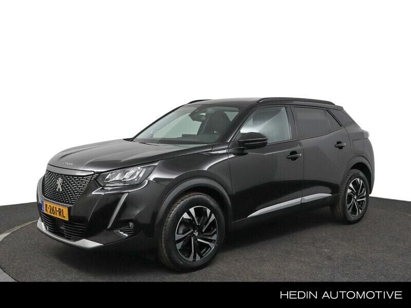 Zwart Gebruikt 2021 Peugeot 2008 Allure SUV | € 18.945 (Eerlijke prijs) - Afbeelding 1/4