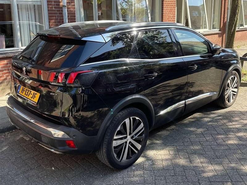 Zwart Gebruikt 2017 Peugeot 3008 GT MPV | € 16.500 (Super prijs) - Afbeelding 1/4