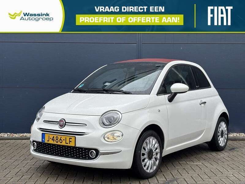 Wit metallic Gebruikt 2020 Fiat 500C Star Cabriolet | € 14.740 (Eerlijke prijs) - Afbeelding 1/4