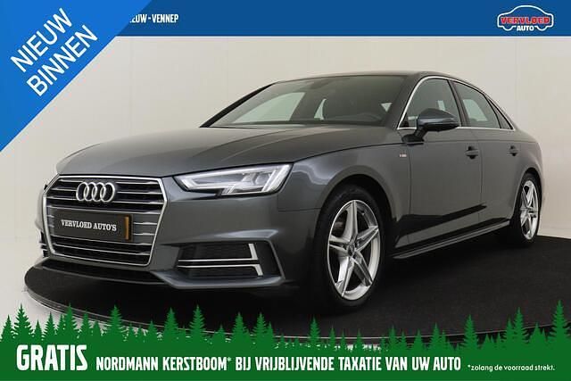 Grijs Gebruikt 2018 Audi A4 S-Line Sedan | € 25.490 (Iets duurder) - Afbeelding 1/4