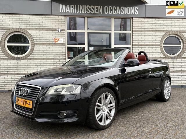 Zwart Gebruikt 2008 Audi A3 Cabriolet Ambition Cabriolet | € 7.495 (Eerlijke prijs) - Afbeelding 1/4