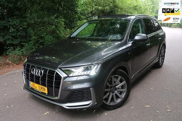 Grijs Gebruikt 2021 Audi Q7 Proline SUV | € 57.750 (Goede deal) - Afbeelding 1/4