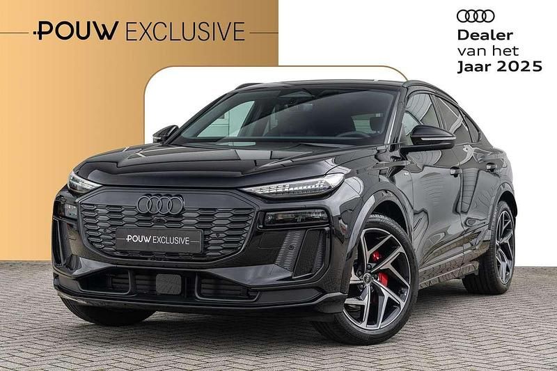 Zwart Nieuw 2025 Audi Q6 Sportback e-tron S-Line SUV | € 77.450 (Eerlijke prijs) - Afbeelding 1/4