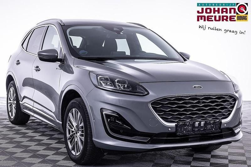 Grijs Gebruikt 2021 Ford Kuga Vignale SUV | € 26.990 (Eerlijke prijs) - Afbeelding 1/4