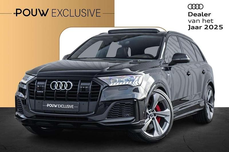 Zwart (metallic) Occasion 2020 Audi Q7 Competition SUV | € 59.900 (Goede deal) - Afbeelding 1/4
