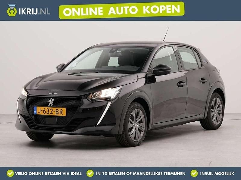 Zwart Gebruikt 2020 Peugeot e-208 Allure Hatchback | € 13.900 (Eerlijke prijs) - Afbeelding 1/3