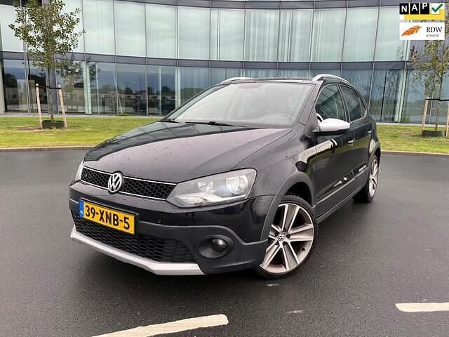 Zwart Gebruikt 2012 VW Polo Cross Hatchback | € 4.195 (Goede deal) - Afbeelding 1/4