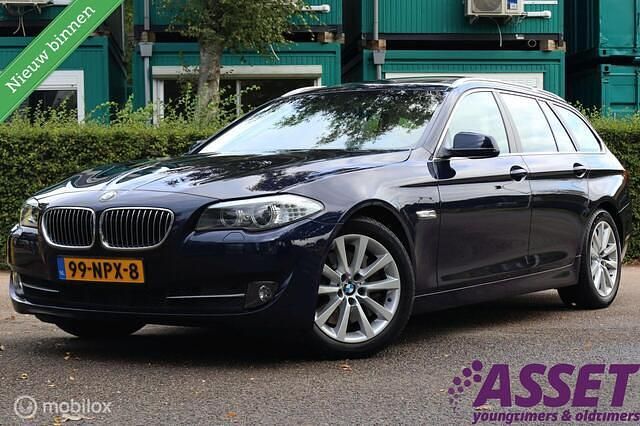 Blauw Gebruikt 2010 BMW 535 Executive Stationwagen | € 20.995 - Afbeelding 1/4