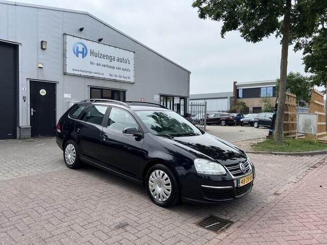 Zwart Gebruikt 2008 VW Golf VI Stationwagen | € 1.899 (Super prijs) - Afbeelding 1/4