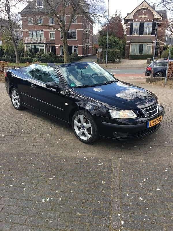 Occasion Saab 9-3 Cabriolet Linear 150 PK (110 kW) 2006 Zwart, metallic lak Cabriolet