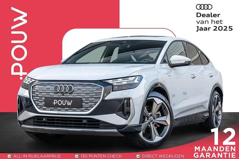 Wit Occasion 2023 Audi Q4 e-tron SUV | € 36.900 (Super prijs) - Afbeelding 1/4