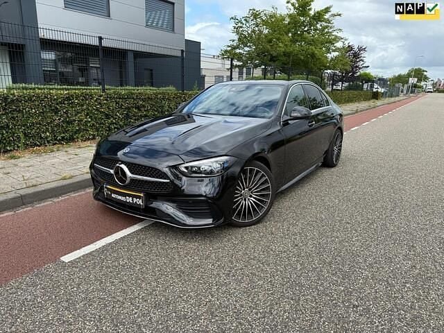 Occasion Mercedes C300 AMG line 259 PK (190 kW) 2021 Zwart Sedan