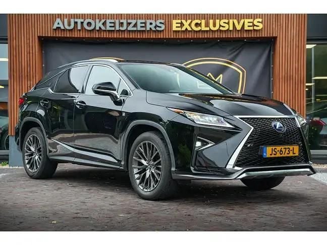 Zwart Gebruikt 2016 Lexus RX450h Sport Line SUV | € 36.900 (Eerlijke prijs) - Afbeelding 1/4