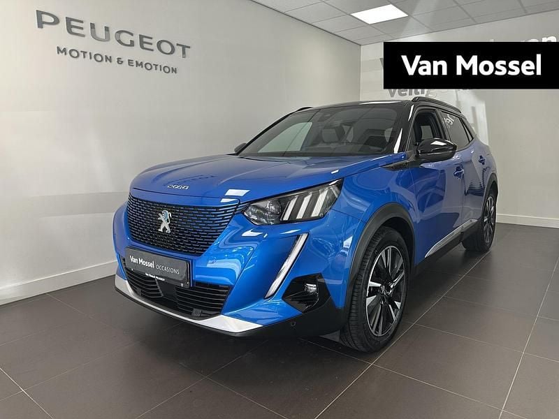 Blauw Gebruikt 2021 Peugeot e-2008 GT SUV | € 19.940 (Eerlijke prijs) - Afbeelding 1/3