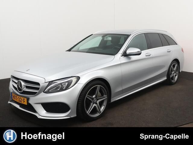 Grijs, metallic lak Gebruikt 2017 Mercedes C200 AMG Stationwagen | € 22.950 (Eerlijke prijs) - Afbeelding 1/4