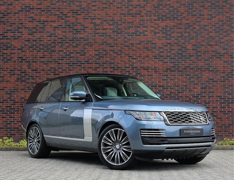 Blauw (metallic) Gebruikt 2018 Land Rover Range Rover Autobiography SUV | € 62.950 - Afbeelding 1/4