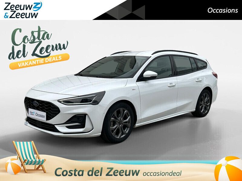 Wit Gebruikt 2023 Ford Focus ST-Line Stationwagen | € 24.445 (Eerlijke prijs) - Afbeelding 1/4