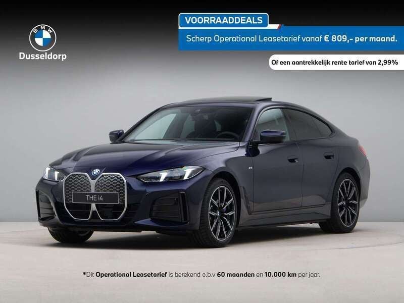 Blauw Nieuw 2025 BMW i4 M Sport Sedan | € 66.465 (Super prijs) - Afbeelding 1/4
