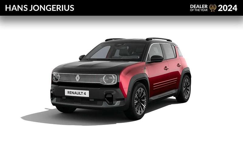 Rood, metallic lak Nieuw 2025 Renault 4 E-Tech Iconic SUV | € 35.905 (Eerlijke prijs) - Afbeelding 1/4