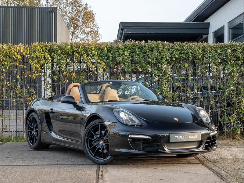 Zwart, metallic lak Gebruikt 2014 Porsche Boxster Cabriolet | € 43.950 (Eerlijke prijs) - Afbeelding 1/4