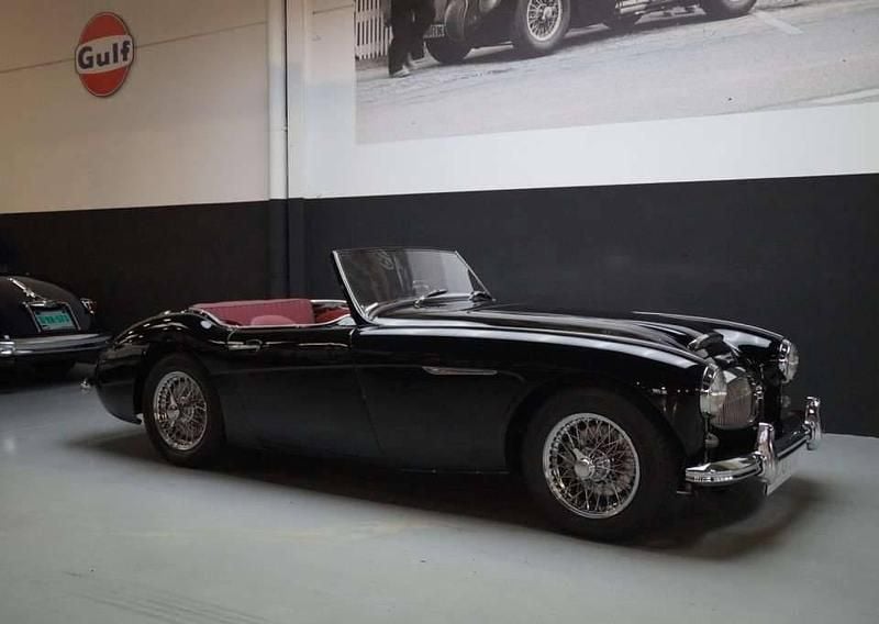Zwart Gebruikt 1962 Austin Healey 3000 MK II Cabriolet | € 69.900 - Afbeelding 1/4