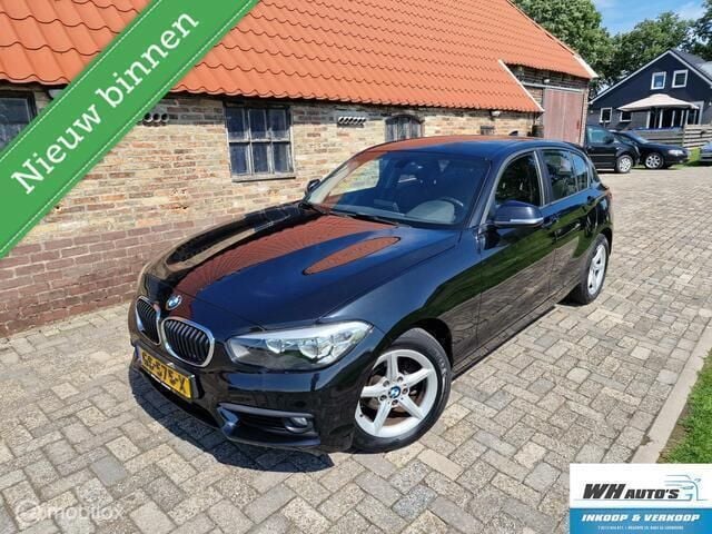 Zwart Gebruikt 2015 BMW 116 Sport Line Hatchback | € 8.970 (Eerlijke prijs) - Afbeelding 1/4