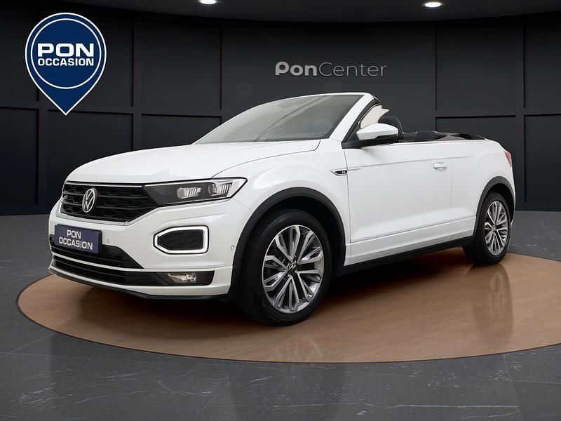 Wit Gebruikt 2021 VW T-Roc Cabriolet R-line Cabriolet | € 25.950 (Goede deal) - Afbeelding 1/3