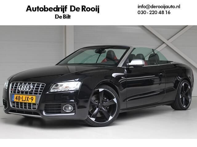 Zwart Gebruikt 2010 Audi A5 Cabriolet Proline Cabriolet | € 27.500 (Duur) - Afbeelding 1/4