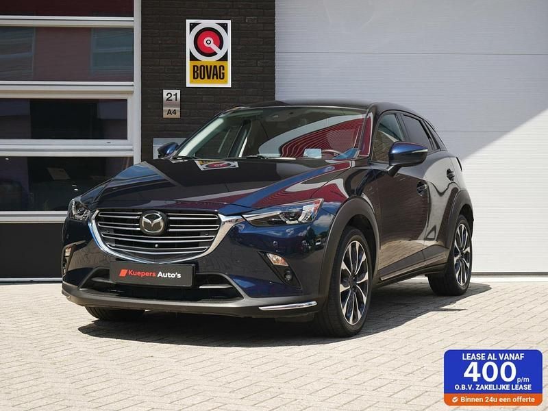 Blauw Gebruikt 2021 Mazda CX-3 Luxury SUV | € 24.950 (Iets duurder) - Afbeelding 1/4