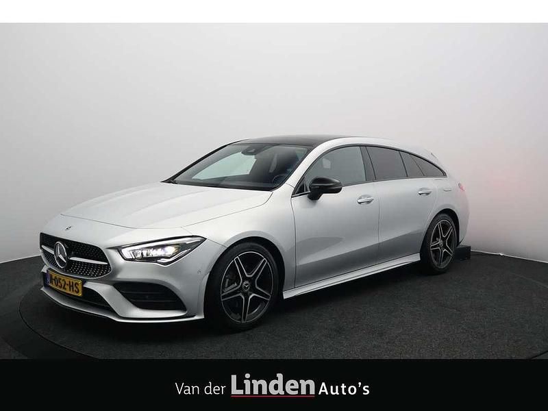 Grijs Gebruikt 2021 Mercedes CLA180 Shooting Brake AMG Stationwagen | € 27.950 (Eerlijke prijs) - Afbeelding 1/4